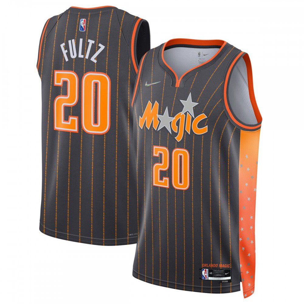 Markelle Fultz Orlando Magic 2021/22 Swingman Jersey - City Edition - Anthracite-Pro Kit Vault | Brand New 26/27 Sports Jerseys